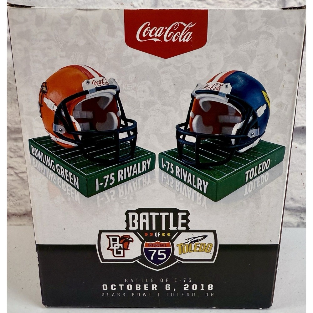 *BRAND NEW* 2018 Bowling Green State University BGSU Toledo Rockets Dual Helmet